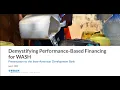 Demystifying Performance-Based Financing Approaches