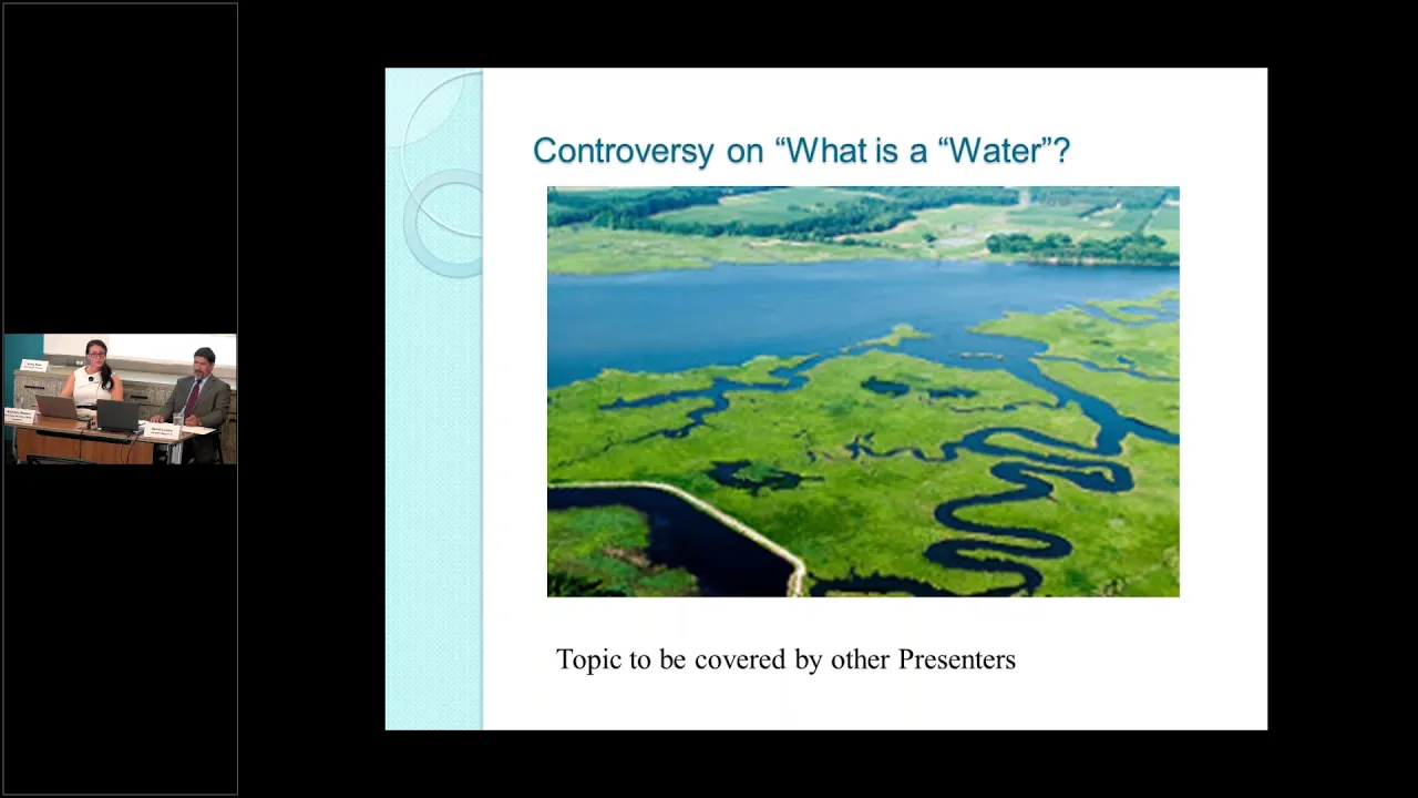 Basics of the Clean Water Act (ELI Summer School, 2018)