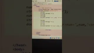 type conversion in JavaScript