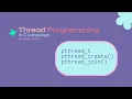 Multithreading in C with Pthreads Infinite Loop Threads Example Explained