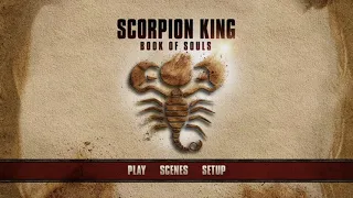 The Scorpion King Book Of Souls DVD Menu  The Scorpion King Book Of Souls DVD Menu
