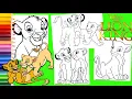 Coloring Disney Simba Nala The Lion King Coloring Pages for kids