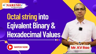 Python Program to Convert Octal to Binary and Hexadecimal Program NareshIT