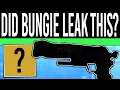Did Bungie Accidentally LEAK a Returning D1 Exotic Destiny 2