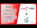 n8n Docker Compose 5 minute setup