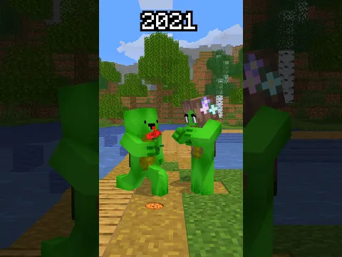 Mikey Story 2014-2026 💔 - JJ and Mikey Maizen Minecraft Animation #maizen #minecraft #shorts