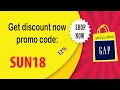 GAP promo code save 12 and free shipping of your order