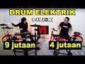 DRUM ELEKTRIK 9 JUTAAN VS 4 JUTAAN NUX DM-7X VS DM-1X  Review with Alsa & Galih