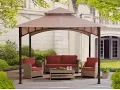 Assembly How-To Sunjoy 11 x 11 ft 2-Tier Bronze Bamboo Steel Gazebo D-GZ136PST-