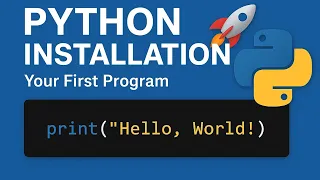 How to Install Python on PC Write Your First Program Hello World