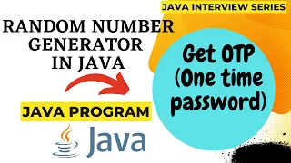 How to generate Random numbers in Java Java Interview random number program