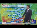 Rain Snow and fire threats across the state