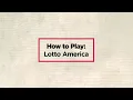 How to Play DC Lottery Lotto America