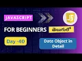 Date object in JavaScript date object JavaScript tutorials JavaScript tutorials for beginners