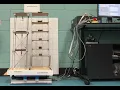 Shake table test of a base-isolated structure