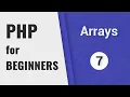 Arrays Array functions PHP for Beginners - Part 7