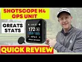Improve Your Golf with Shot Scope H4 GPS - Track Your Stats
