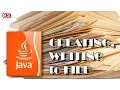 LEARN JAVA - Create and save text files