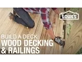 How To Build a Deck Wood Decking Railings 3 of 5