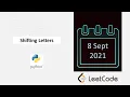 September LeetCode Challenge Shifting Letters