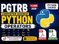 Python Operators PGTRB Computer Science 2026 Complete Explanation with Examples
