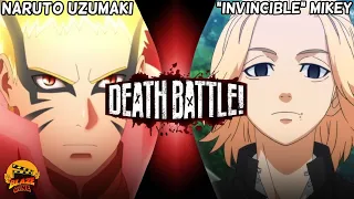 Mikey VS Naruto Tokyo Revengers VS Naruto DEATH BATTLE  Mikey VS Naruto Tokyo Revengers VS Naruto DEATH BATTLE