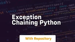 exception chaining python