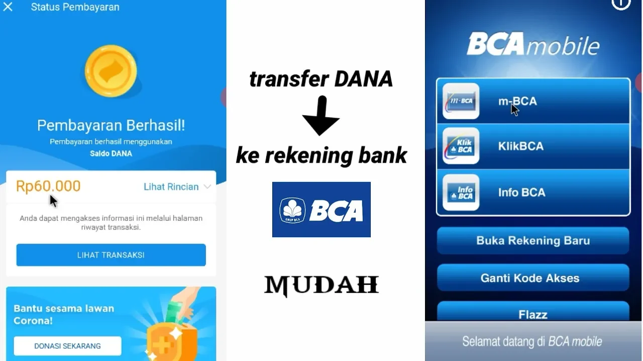 Cara membeli token listrik di M Banking BCA