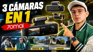 Esta Dashcam tiene 3 cámaras en 1... y graba TODO | 70mai T800E
