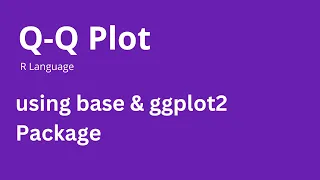 Quantile-Quantile Plot - How to Create QQplot in R