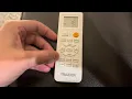 Traiden Ultra Minisplit How to Change from Celsius to Fahrenheit