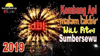 fireworks night takbir eid al fitr lebaran sumbersewu 2019