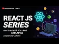 React Folder Structure Explained in Telugu React JS Series Day 3 Complete Beginner Guide