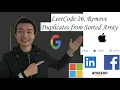 LeetCode 26 Remove Duplicates from Sorted Array - Interview Prep Ep 45