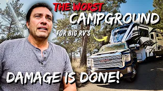 We SURVIVED The WORST CAMPGROUND Experience Ever
