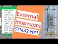 11 - STM32 HAL API external interrupts