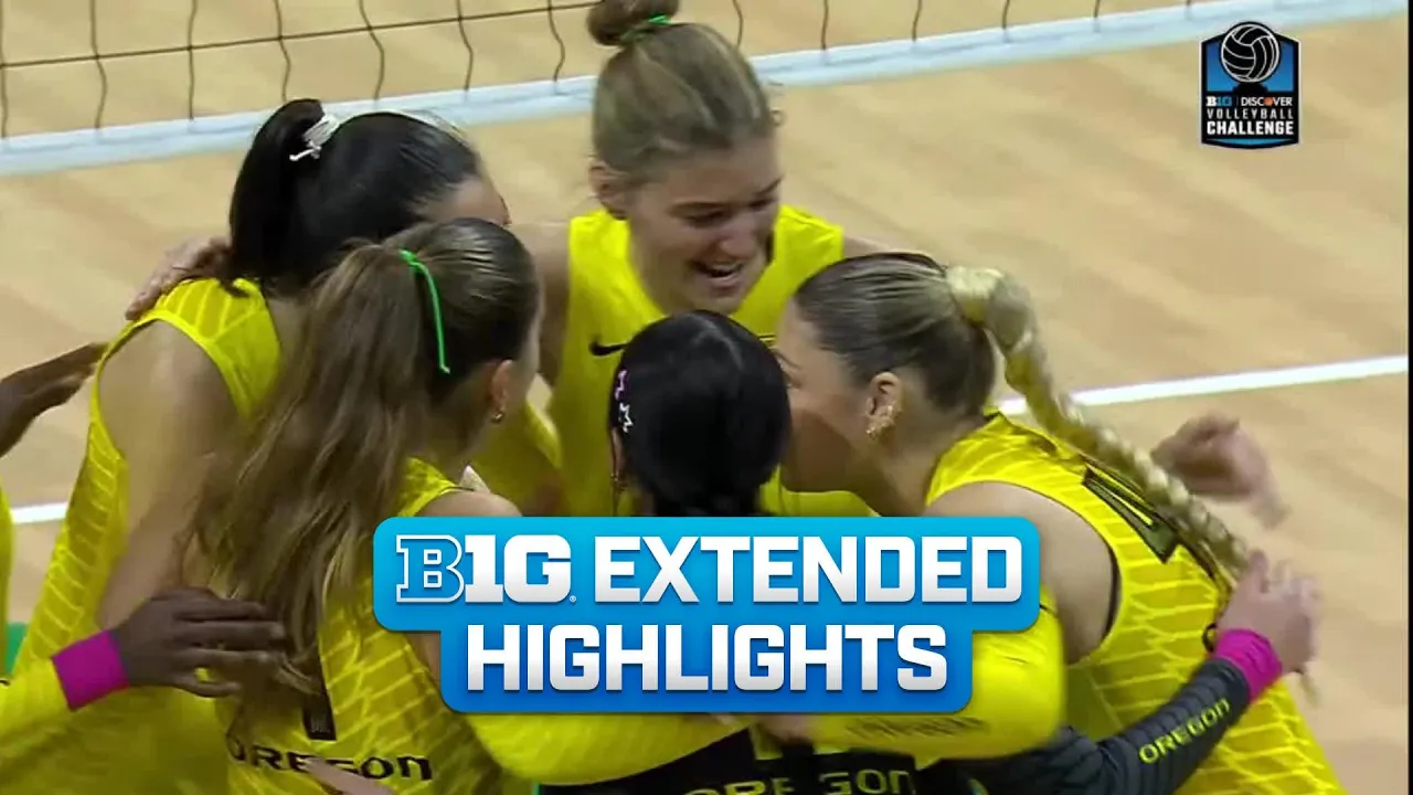 Rutgers at Oregon | Extended Highlights | Big Ten Volleyball | 10/18/2026