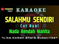 Download Lagu Salahmu Sendiri - Cut Rani ( KARAOKE ) Nada Rendah WANITA