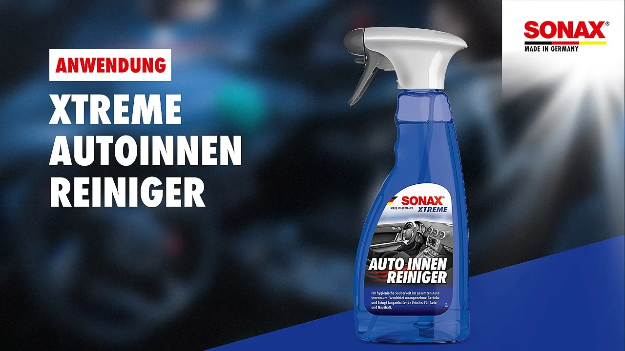 Anwendung SONAX XTREME AutoInnenReiniger