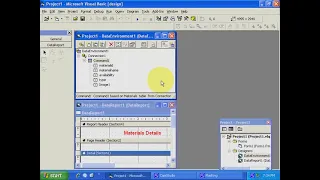 How to use and create Data Environment and Data Report in Visual Basic or VB6