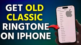 كيفية تعيين نغمة رنين كلاسيكية للآيفون تعيين نغمة رنين أصلية للآيفون 