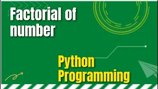 Factorial of number using Iteration method in Python