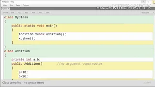 Constructor in Java Practical using BlueJ Bengali