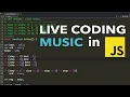 Dressed Like a Guest Live Coding a Rap Song in JavaScript