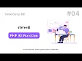 Day 4 Mastering strrev in PHP - Reverse Strings Easily Code Camp BD