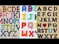 Marvelously Alphabetical Cross Stitch Pattern Designs