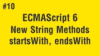 Learn ECMAScript 6 in Arabic - New String Methods