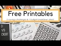 Freebie Friday free savings challenge and budget breakdown printables plus channel shoutouts
