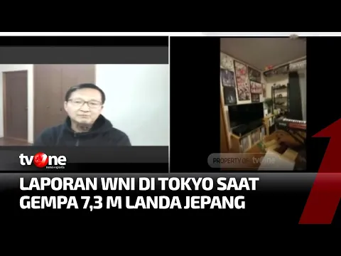 Terekam Kamera CCTV, Dahsyatnya Guncangan Gempa  yang Melanda Jepang