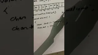 Reverse the string in C using pointer